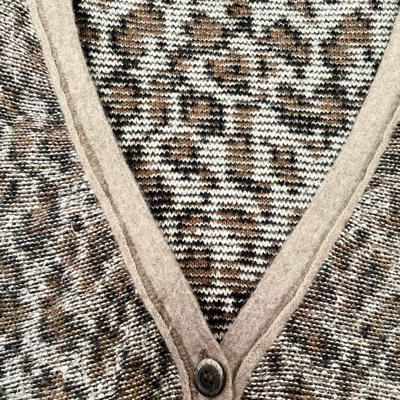 Free People Leopard Cardigan Sweater - Picture 4 of 8
